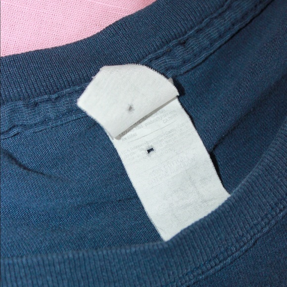 VTG Oversized Navy Tribal Wolf Graphic Tee 3XL - Picture 7 of 10